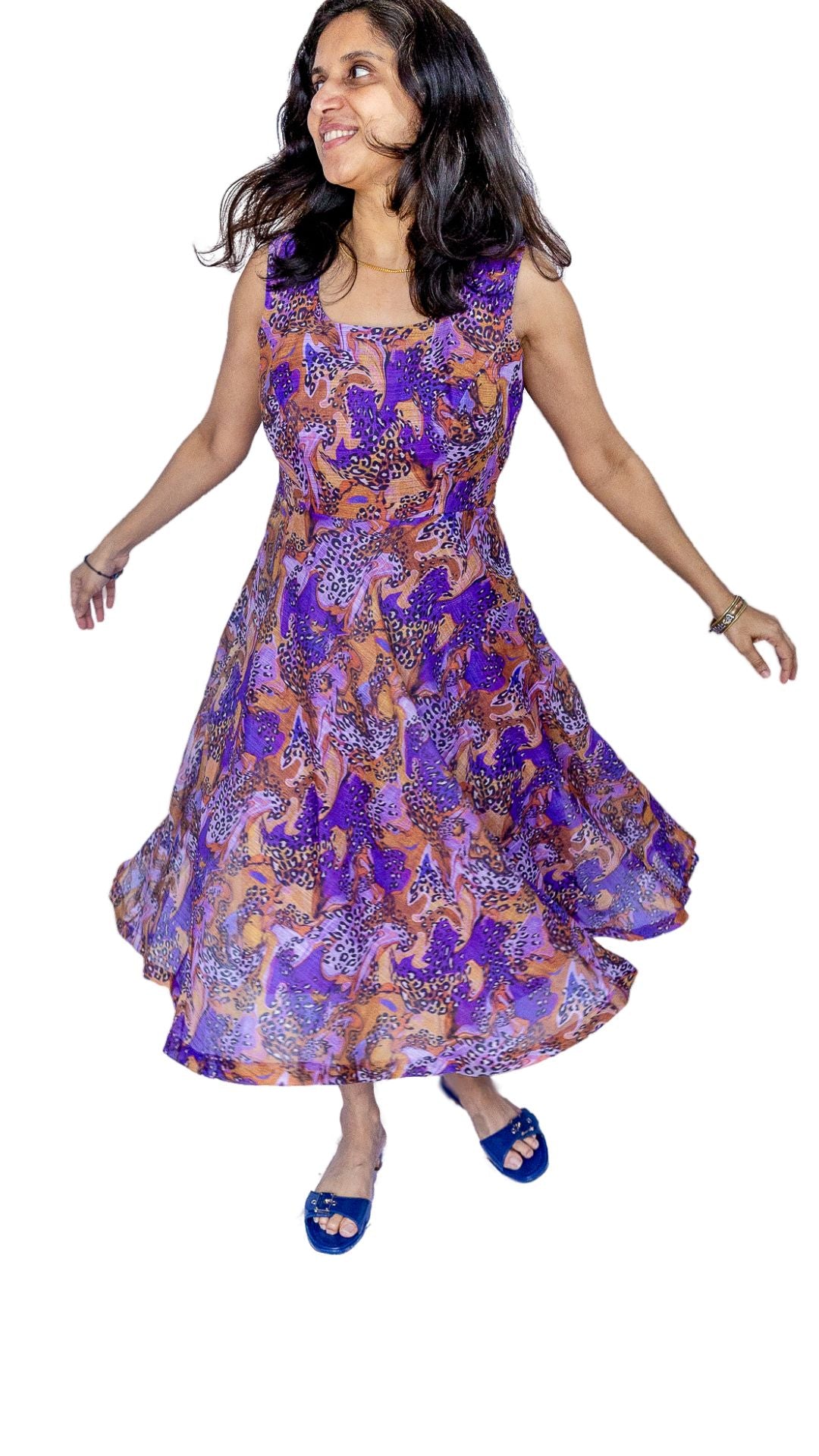 Rhythm & Grace Linen Dress - Lavender