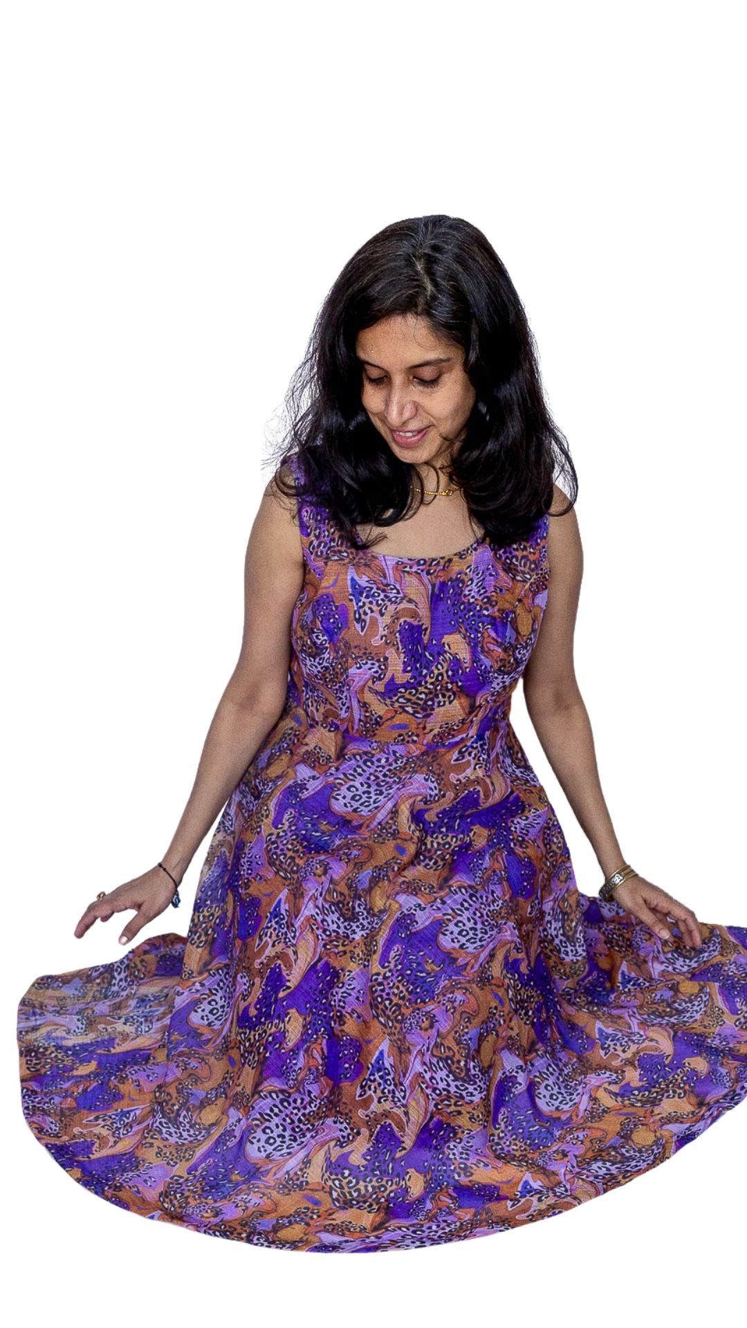Rhythm & Grace Linen Dress - Lavender